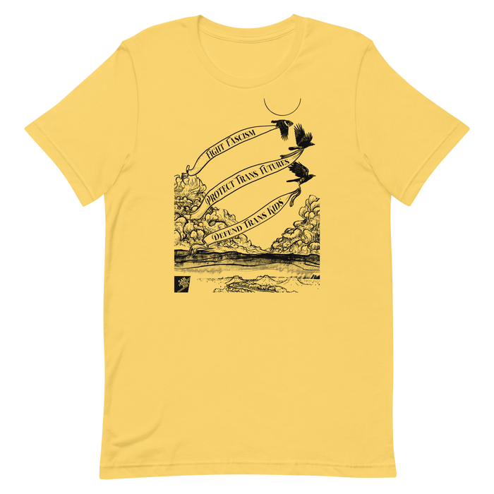 Protect Trans Futures by Annie Danger: Gender neutral t-shirt
