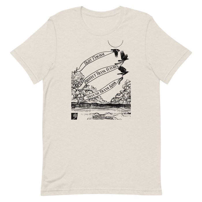 Protect Trans Futures by Annie Danger: Gender neutral t-shirt