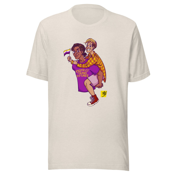 Protect Trans Futures by Gaia: Gender neutral t-shirt