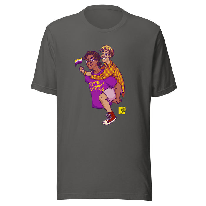 Protect Trans Futures by Gaia: Gender neutral t-shirt