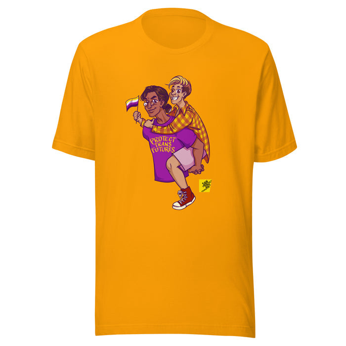 Protect Trans Futures by Gaia: Gender neutral t-shirt