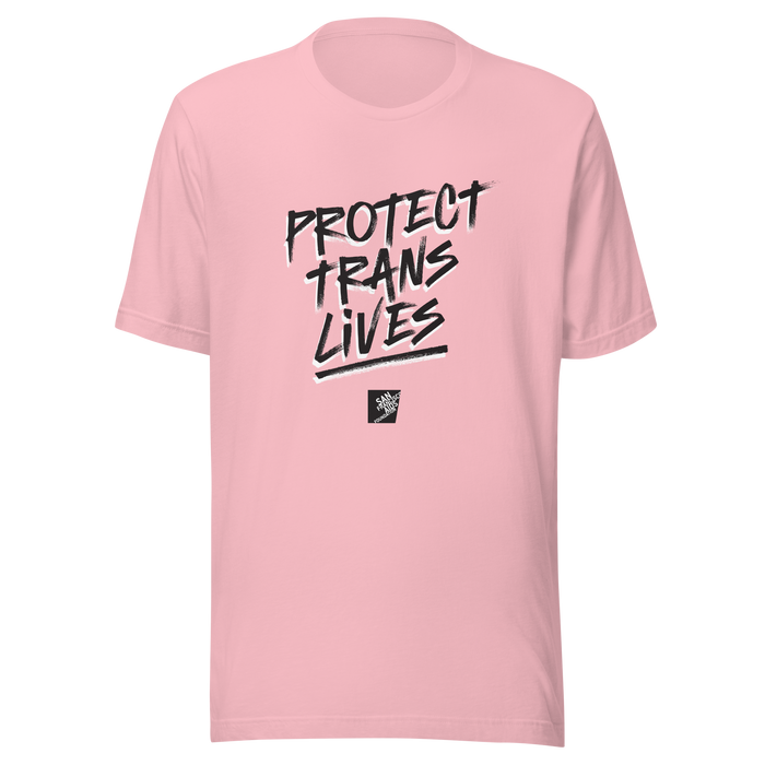 Protect Trans Lives gender neutral t-shirt