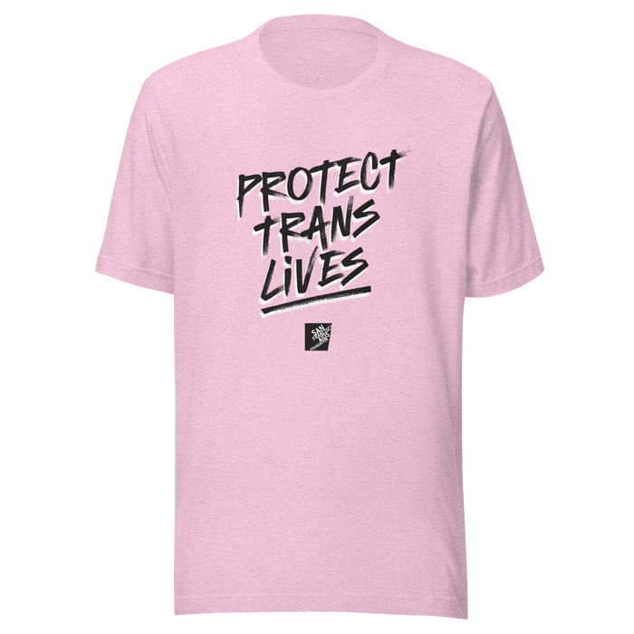 Protect Trans Lives gender neutral t-shirt