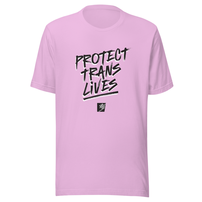 Protect Trans Lives gender neutral t-shirt