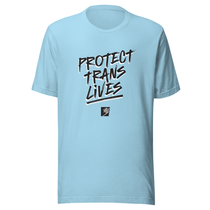 Protect Trans Lives gender neutral t-shirt
