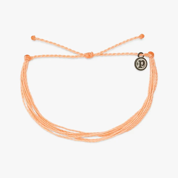 Pura Vida Solid Original Bracelet Blush Blush   Pura Vida- Tilden Co.