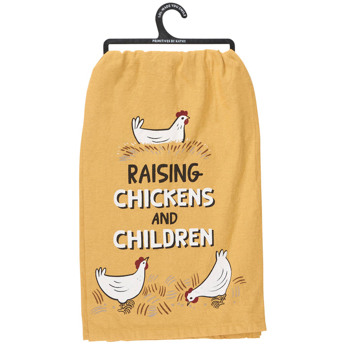 Raising Chickens Kitchen Towel - Premium Kitchen Towel from Primitives by Kathy - Just $9.95! Shop now at Pat's Monograms