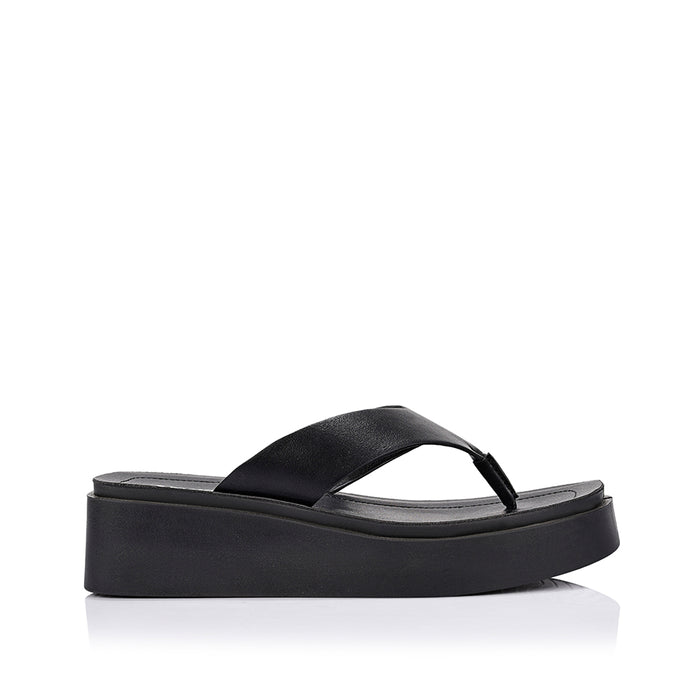Raptor Flatform Thongs - Black