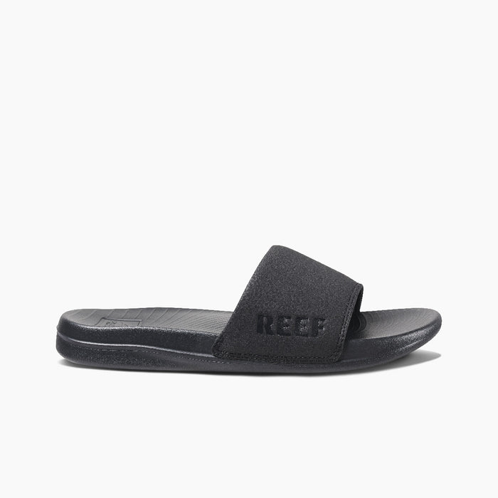 Reef One Slide - Black - Right Side View