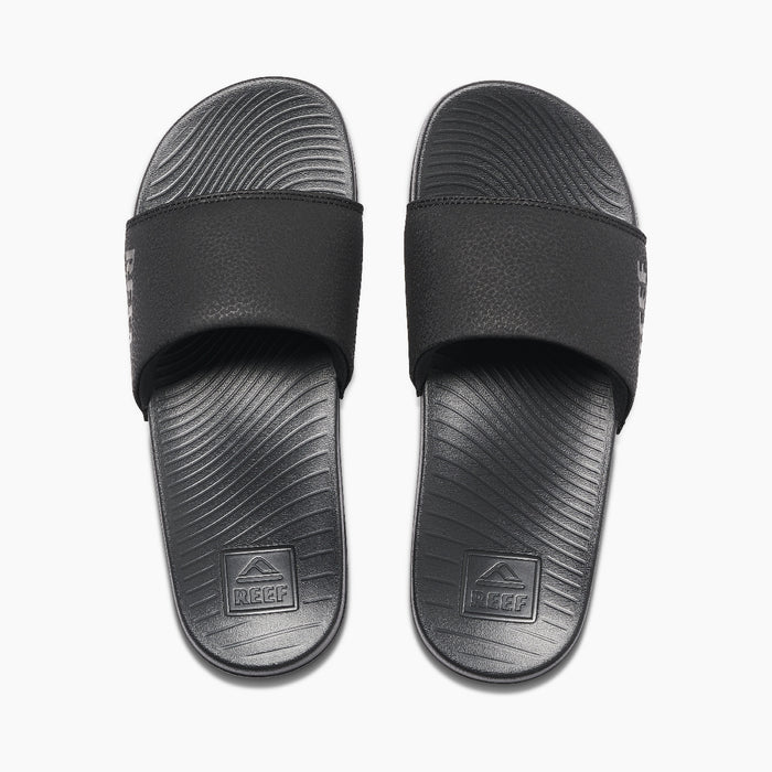 Reef One Slide - Black - Top View