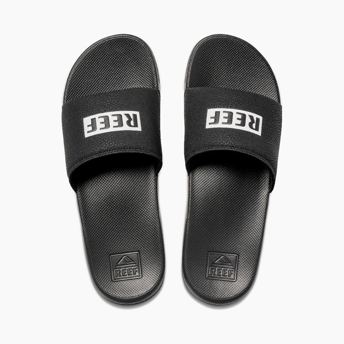 Reef One Slide - Reef Black/White - Top View