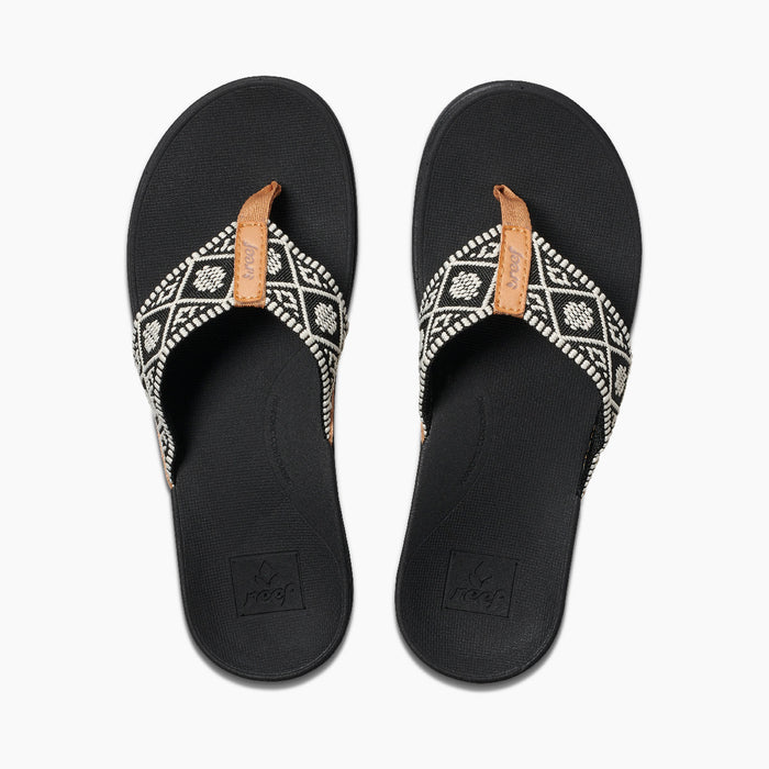 Reef Ortho Woven - Black/White - Top View
