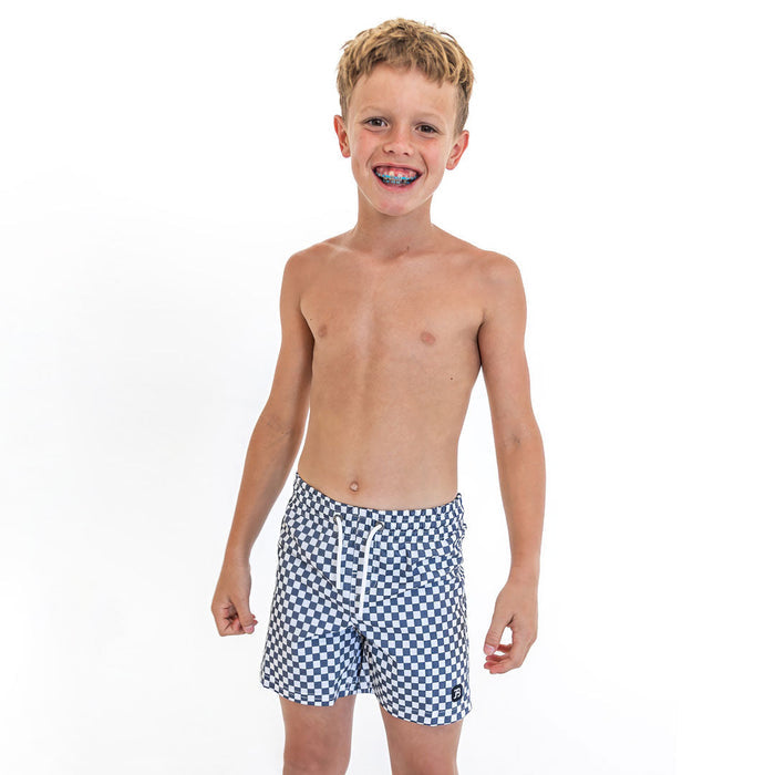 Reef Shorts (Boys) Navy Checkers / Boys 2T Navy Checkers Boys 2T Janela Bay- Tilden Co.