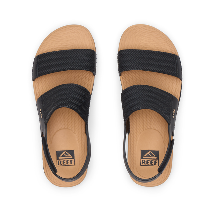 Reef Water Vista - Black/Tan - Top View