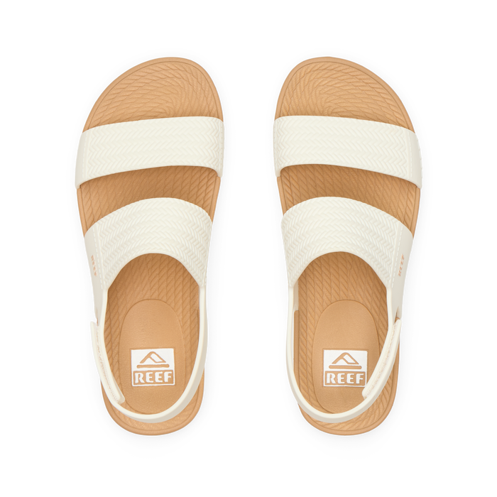 Reef Water Vista - White/Tan - Top View