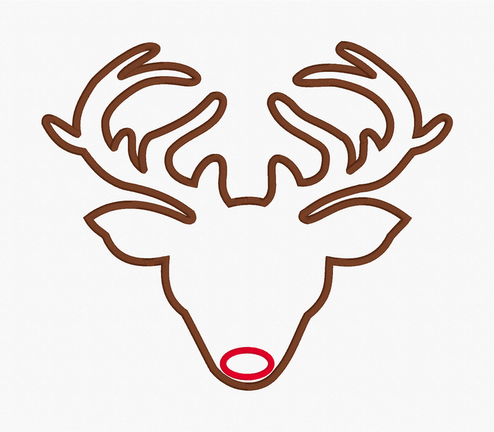 Reindeer Games Sequin Embroidery Design