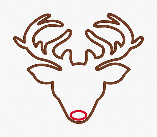 Reindeer Games Sequin Embroidery Design
