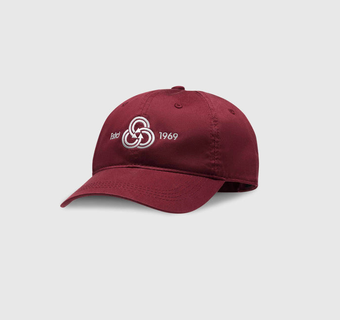 Retro Burgundy Dad Hat