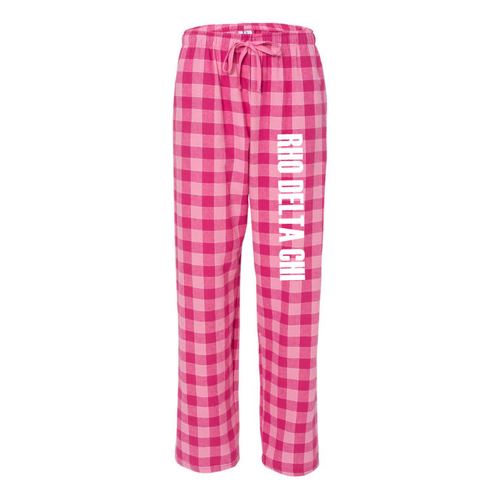 Rho Delta Chi Flannel Pants
