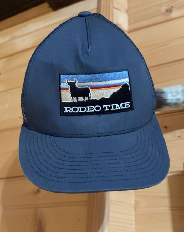 Rodeo Time Blue Ball Cap