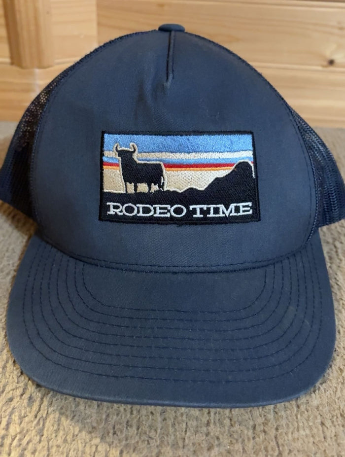 Rodeo Time Blue Ball Cap