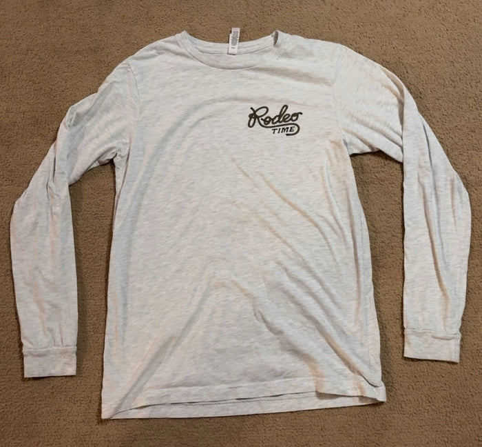 Rodeo Time Bucking Bull T-Shirt Long Sleeve Medium