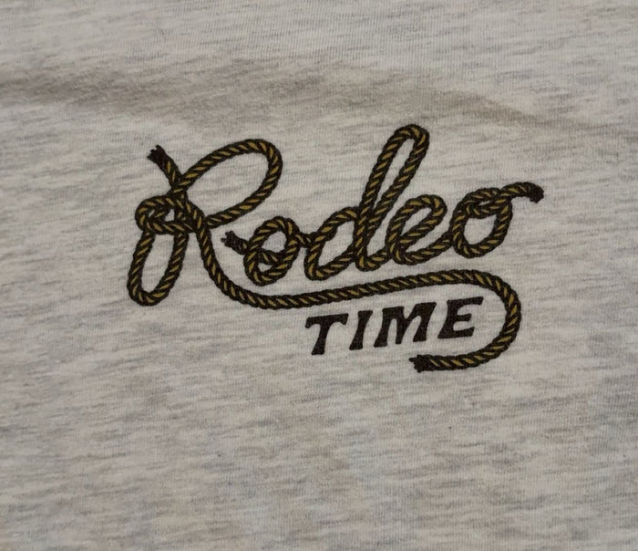 Rodeo Time Bucking Bull T-Shirt Long Sleeve Medium