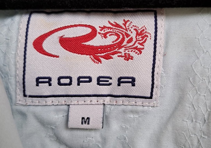Roper Vintage Women's Stitched Baby Blue Floral