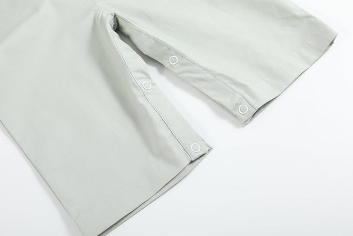 Sage Green Construction Smocked Overalls - Premium Baby & Toddler Outfits from Lil Cactus - Just $38.95! Shop now at Pat's Monograms