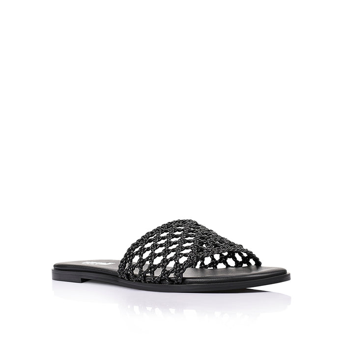 Salvatore Casual Slides - Black