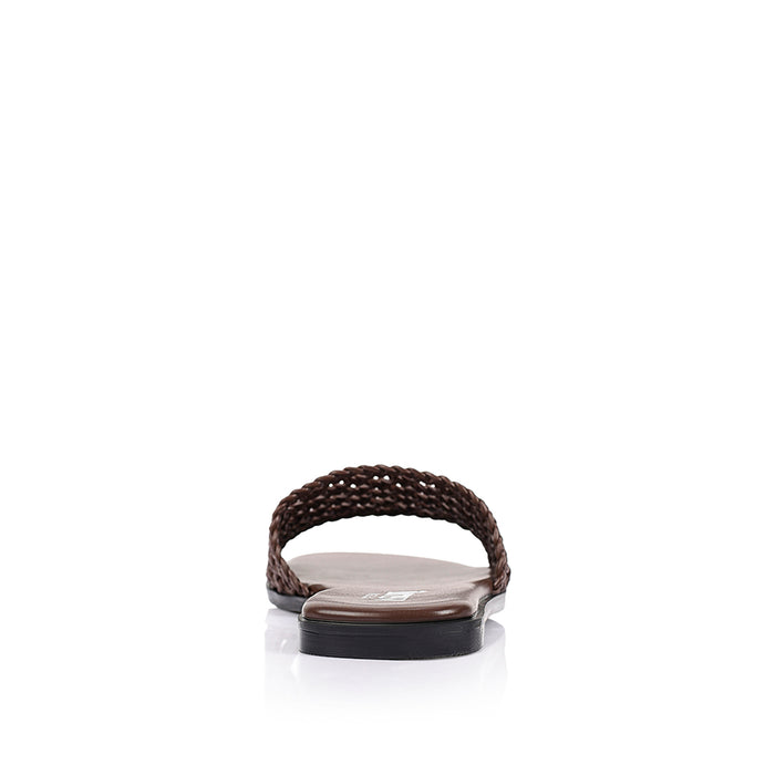 Salvatore Casual Slides - Chocolate Brown