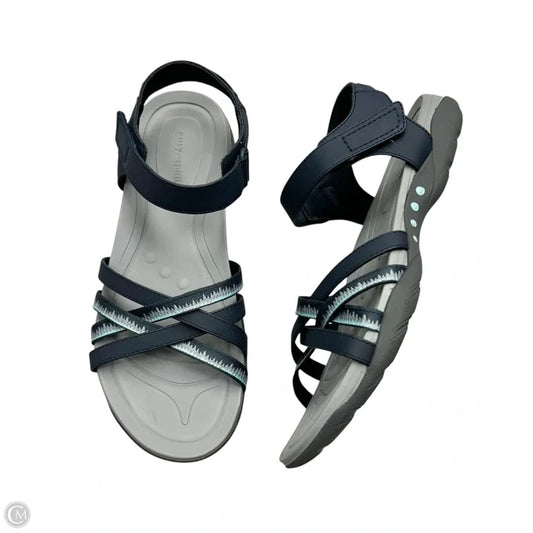 Sandals Flats By Easy Spirit In Grey, Size: 8.5