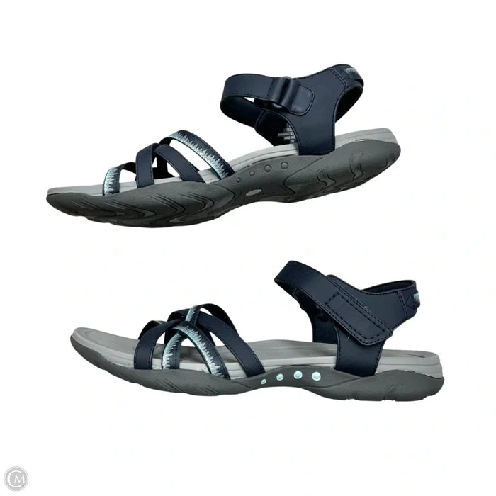 Sandals Flats By Easy Spirit In Grey, Size: 8.5