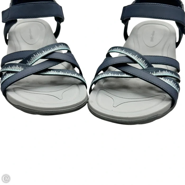 Sandals Flats By Easy Spirit In Grey, Size: 8.5