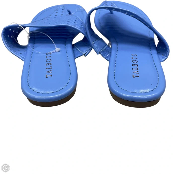 Sandals Flats By Talbots In Blue, Size: 8