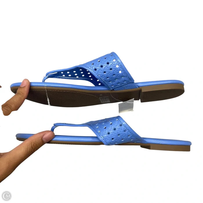 Sandals Flats By Talbots In Blue, Size: 8