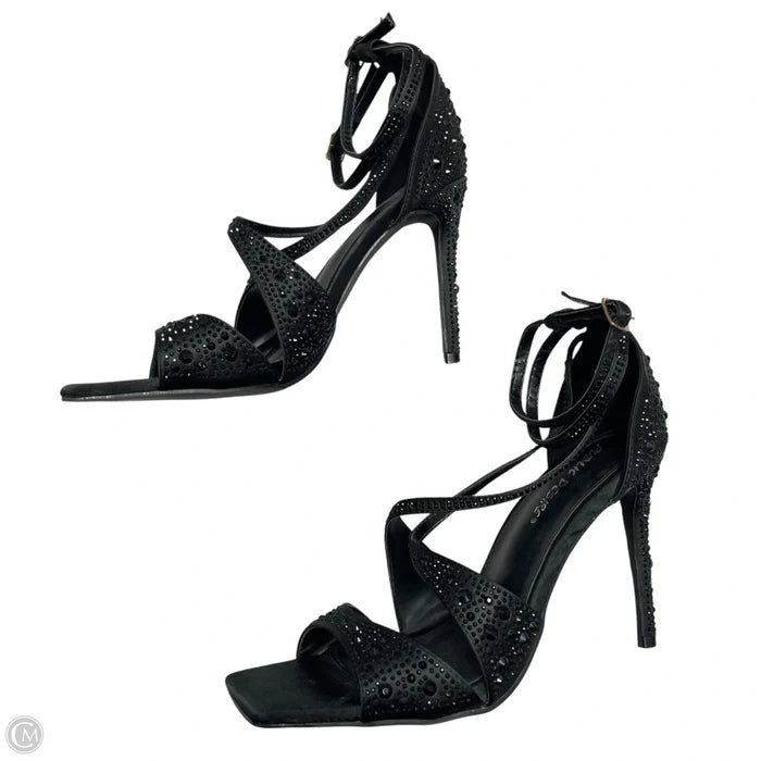 Sandals Heels Stiletto By Public Desire In Black, Size: 7