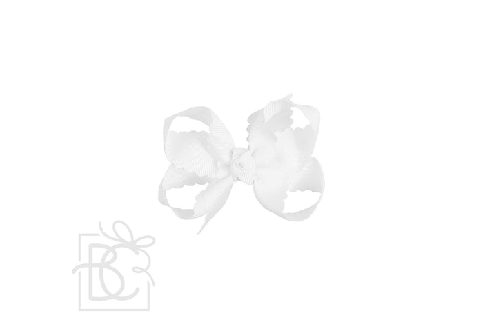 SCALLOPED EDGE BOW - Premium Hair Bows from Beyond Creations, LLC - Just $9.95! Shop now at Pat's Monograms