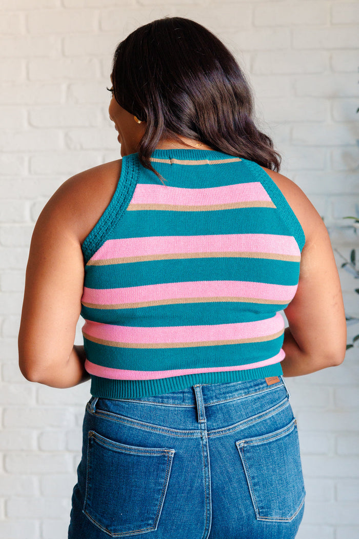 Scholarly Pursuits Knit Striped Tank Tops Ave Shops- Tilden Co.