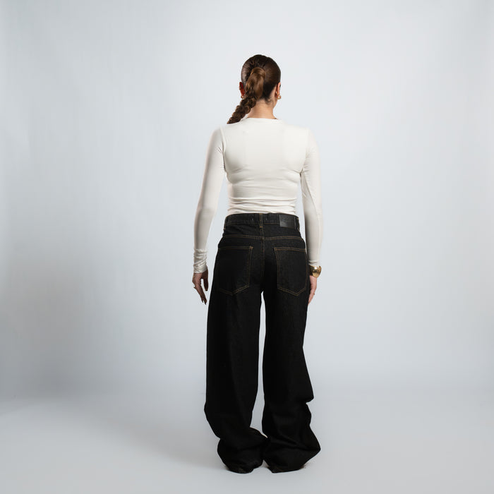 Seemly Long Sleeve Cotton Round