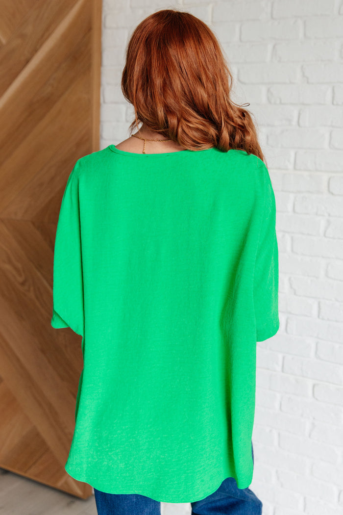Set the Expectation V-Neck Top Tops Ave Shops- Tilden Co.