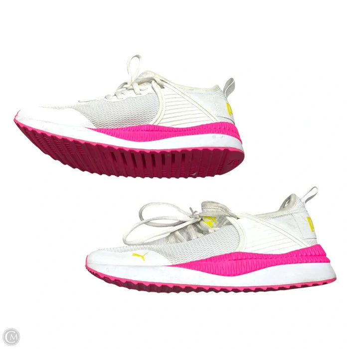 Shoes Athletic By Puma In White, Size: 7.5