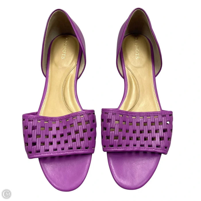 Shoes Flats By Talbots In Purple, Size: 10