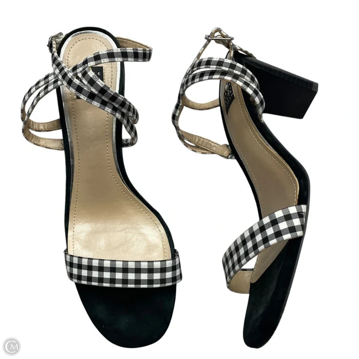 Shoes Heels Block By White House Black Market In Black & White, Size: 8.5