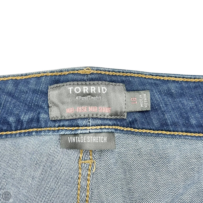 Shorts By Torrid In Blue Denim, Size: 16