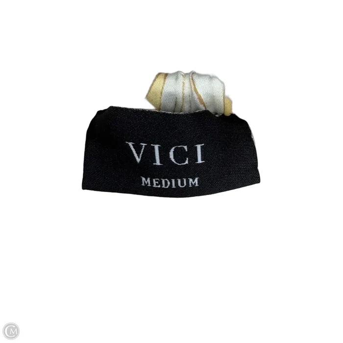 Shorts By Vici In White & Yellow, Size: M
