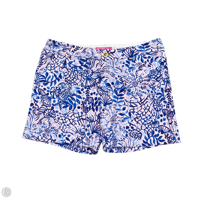 Shorts Designer By Lilly Pulitzer In Blue & Pink, Size: 8