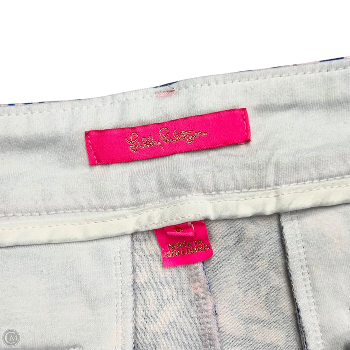 Shorts Designer By Lilly Pulitzer In Blue & Pink, Size: 8