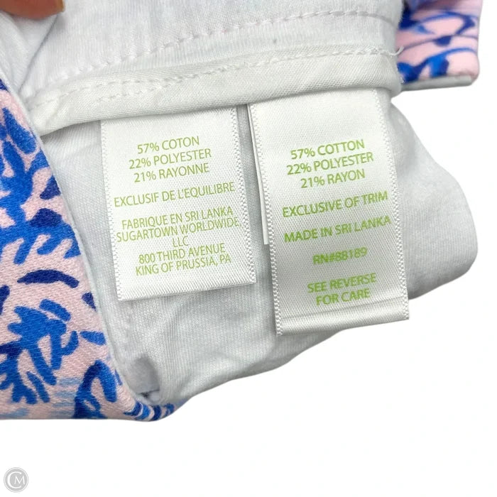 Shorts Designer By Lilly Pulitzer In Blue & Pink, Size: 8