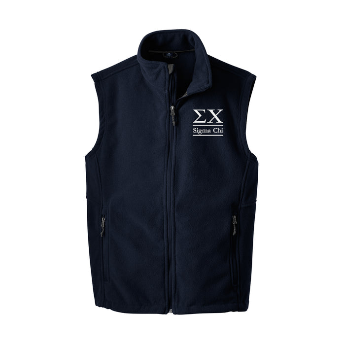Sigma Chi Fleece Vest
